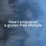 How I embraced a gluten-free lifestyle